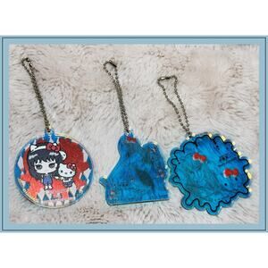 Junji Ito x Sanrio Anime Charm Acrylic Keychain Bandai Gal Tomie Hello Kitty Lot